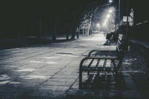 empty street in night